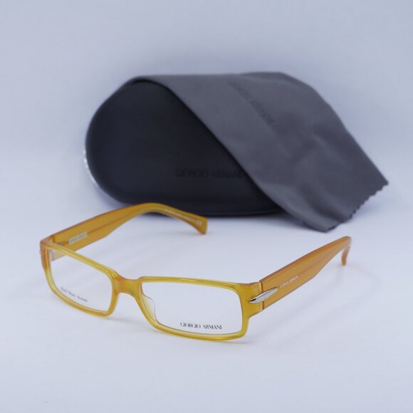 🕶️ New Giorgio Armani GA 713 PD9 Eyeglasses - Honey Gold Frame - Picture 11 of 11